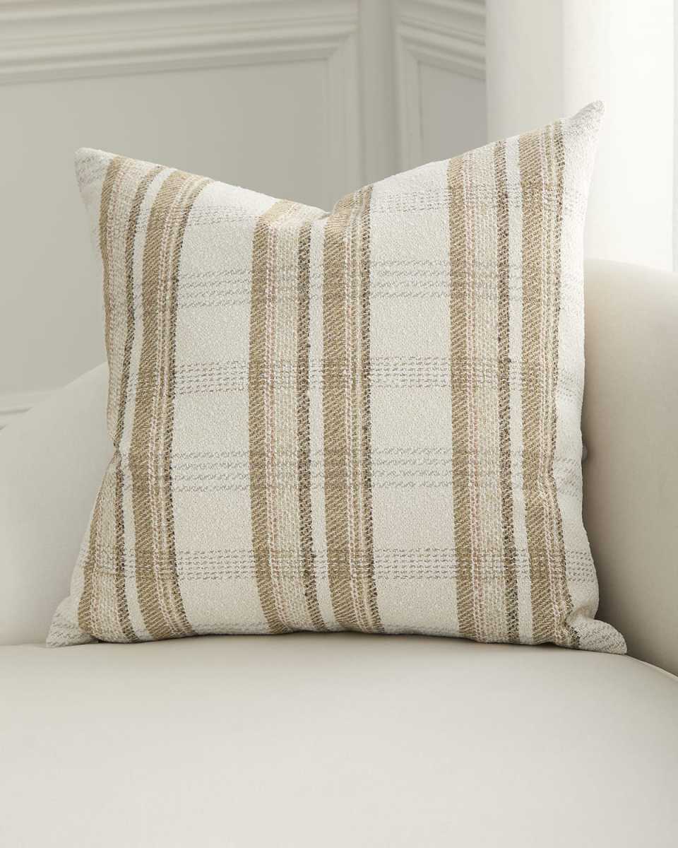Ridgeway Plaid Decorative Pillow, 24" Square